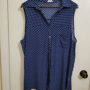 Women's Siren Lily Women's Sleeveless Button Up Tank Tops